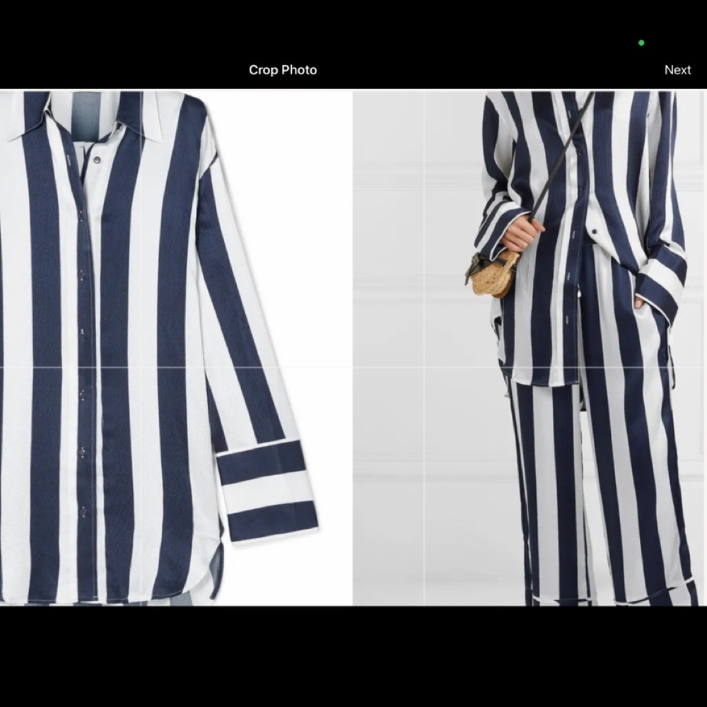 Satin Button Down - image 1